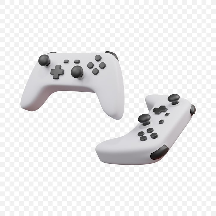 Bezpłatny plik PSD gamepad kontroler gier ikona odizolowane renderowanie 3d ilustracja