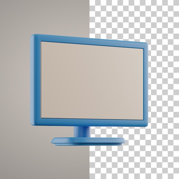 Bezpłatny plik PSD monitor 3d