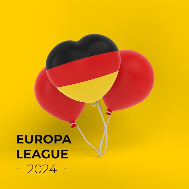 Bezpłatny plik PSD serce niemiec