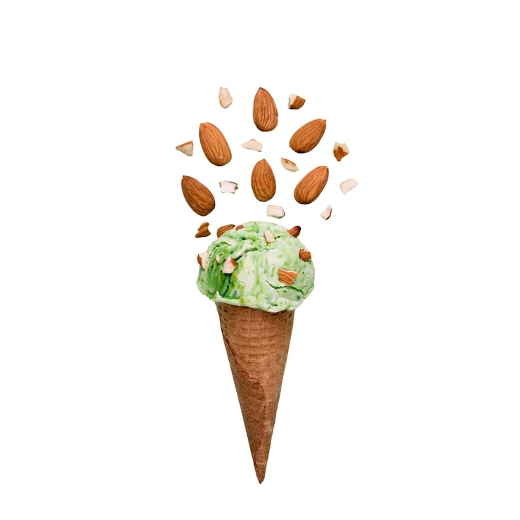 Bezpłatny plik PSD z bliska na pyszne lody
