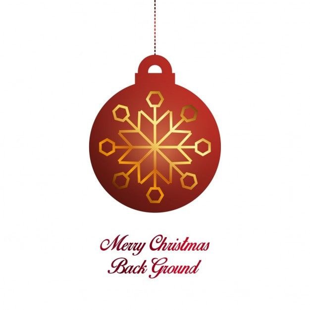 Bezpłatny plik Wektor merry christmas wiszące śniegu karty tle kuli