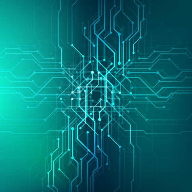 Bezpłatny plik Wektor nowoczesna technologia w tle