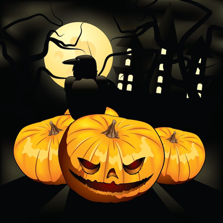 Bezpłatny plik Wektor projekt halloweenowy
