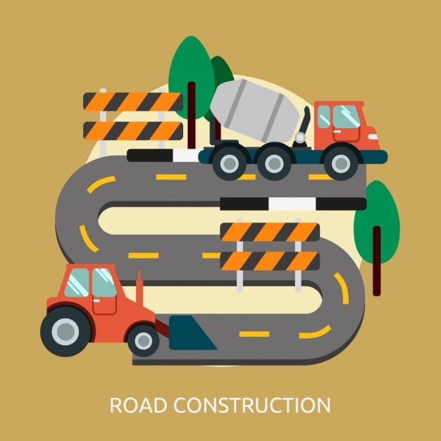Bezpłatny plik Wektor projektowanie drogowe tle