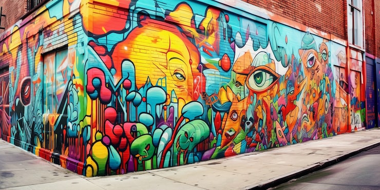 Bezpłatny plik Zdjęcie piękne graffiti na budynku