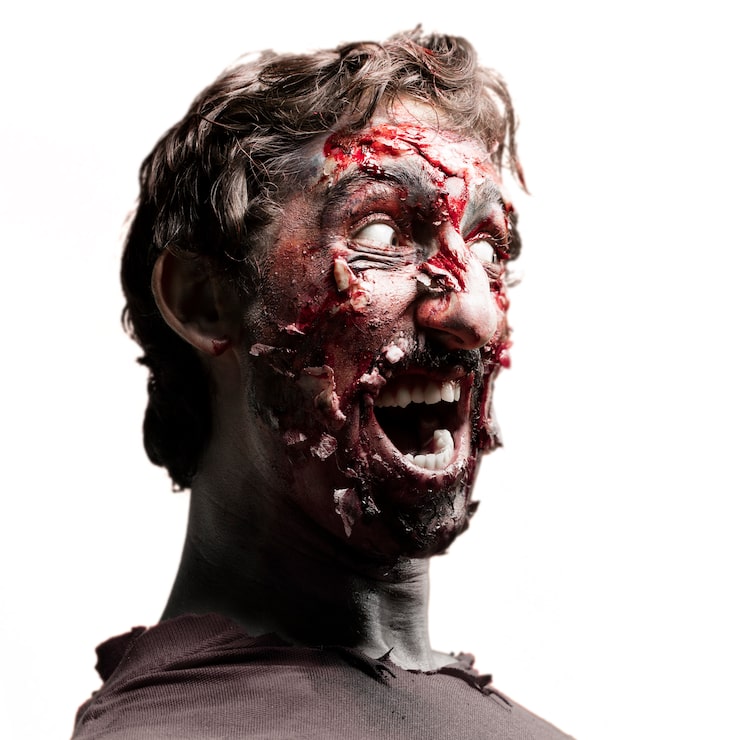 Bezpłatny plik Zdjęcie zombie z białymi oczami