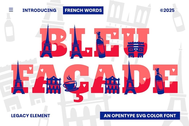Bleu Façade