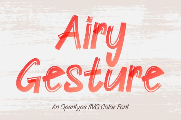 Airy Gesture