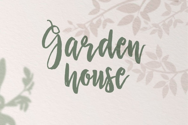 Garden house