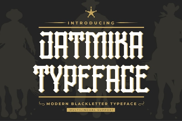 Jatmika Typeface