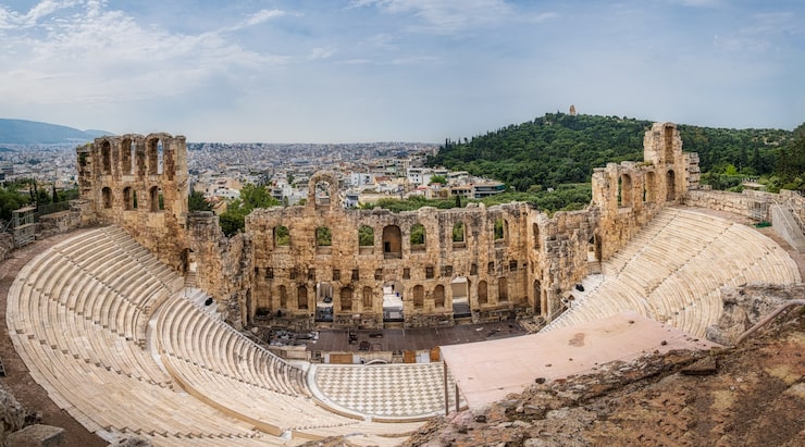 Foto gratuito anfiteatro antiguo