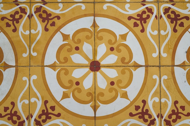 Foto gratuito azulejos con estampado