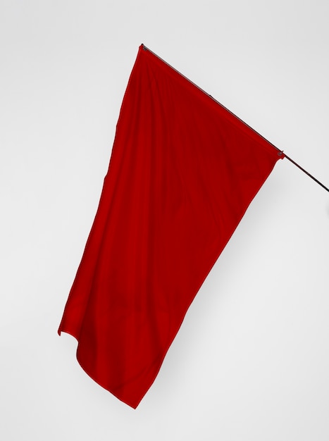 Photo Gratis bendera merah berkibar