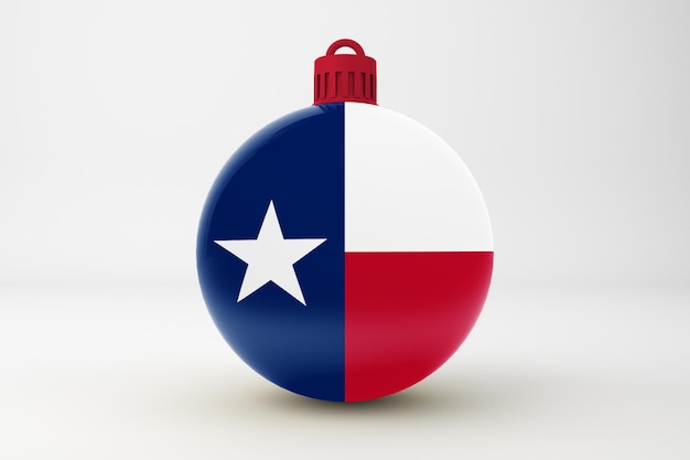 Foto gratuito bola de navidad de texas