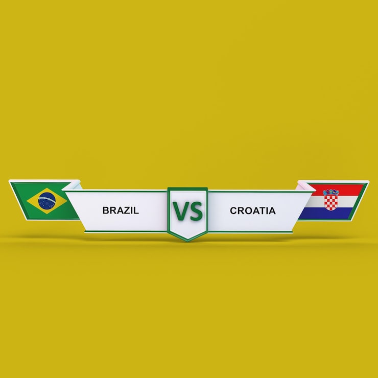 Foto gratuito brasil vs croacia