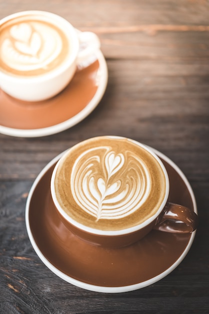 Photo Gratis cangkir kopi latte