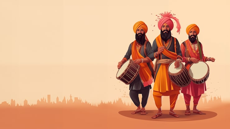 Foto gratuito celebración de lohri en la india