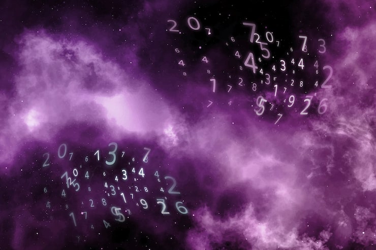 Foto gratuito composición del concepto de numerología