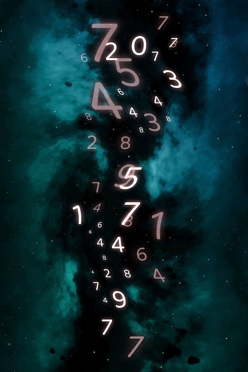 Foto gratuito composición del concepto de numerología
