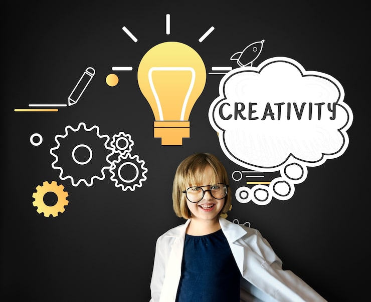 Foto gratuito la creatividad del niño