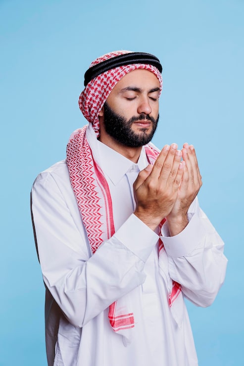 Photo Gratis doa muslim berdoa kepada tuhan