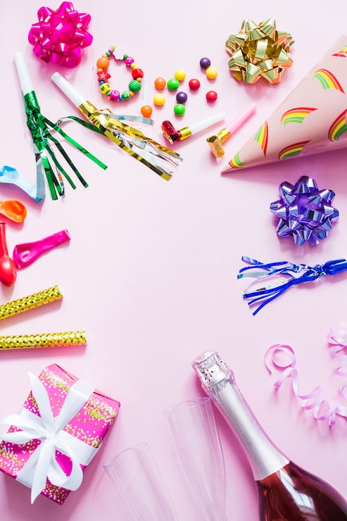 Foto gratuito elementos para la fiesta
