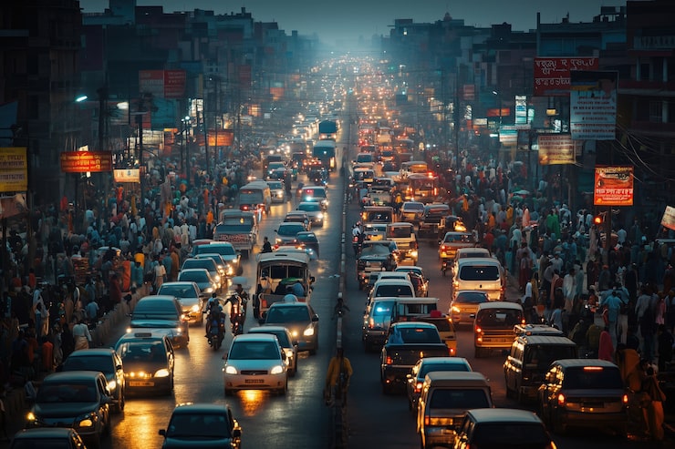 Foto gratuito escena de edificios de la ciudad india
