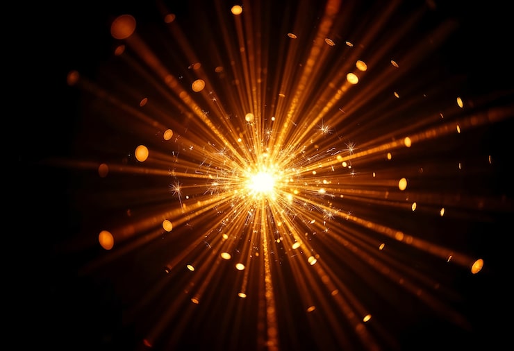 Foto gratuito fondo de brillo negro y dorado