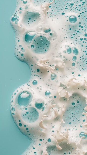 Foto gratuito fondo de espuma blanca