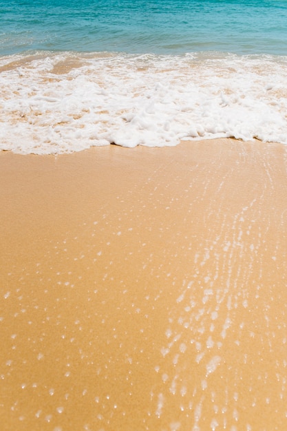 Foto gratuito fondo de playa con olas