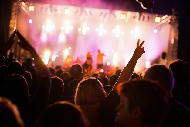Foto gratuito la gente en un festival
