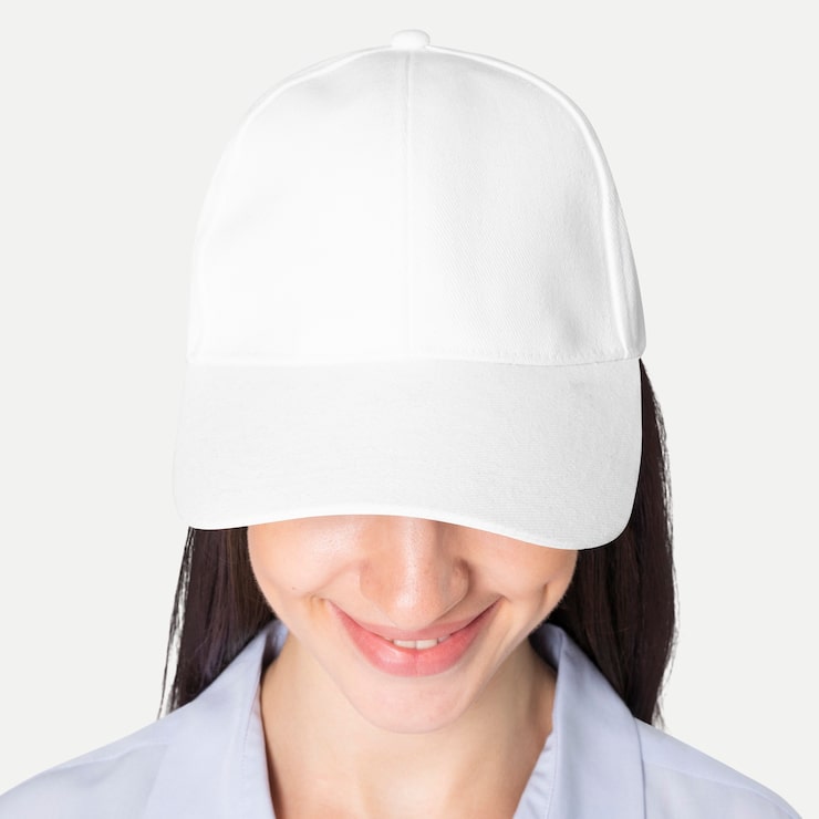Foto gratuito hermosa mujer en gorra de béisbol, sesión de estudio de moda de diadema