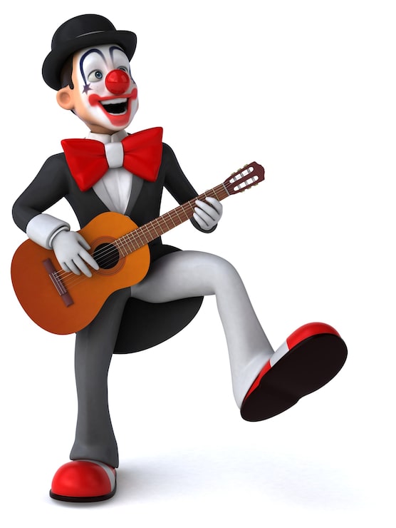 Photo Gratis ilustrasi 3d badut lucu