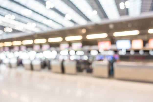 Photo Gratis interior bandara blur abstrak