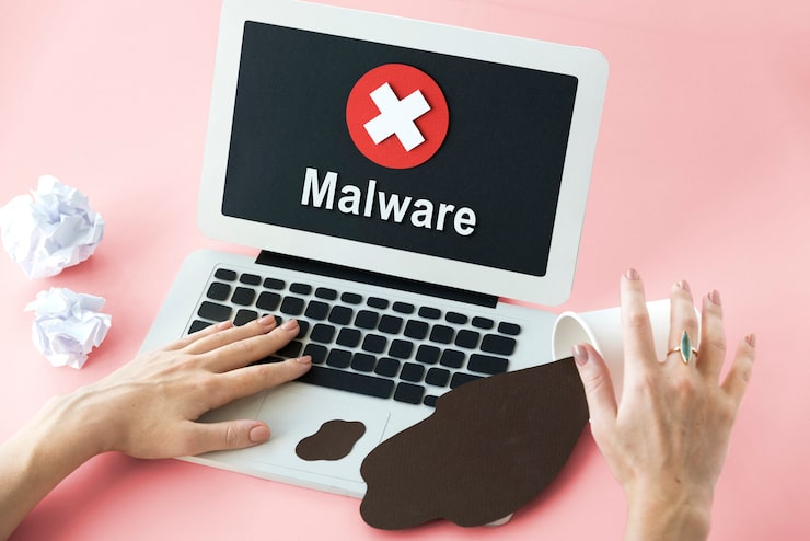 Photo Gratis konsep tidak aman tidak tersedia spyware crash ditolak