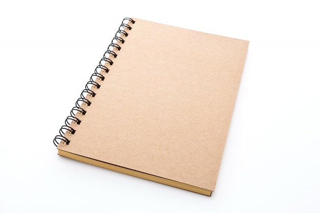 Foto gratuito libreta beige