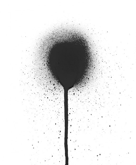 Foto gratuito lienzo grunge salpicaduras de tinta pintada