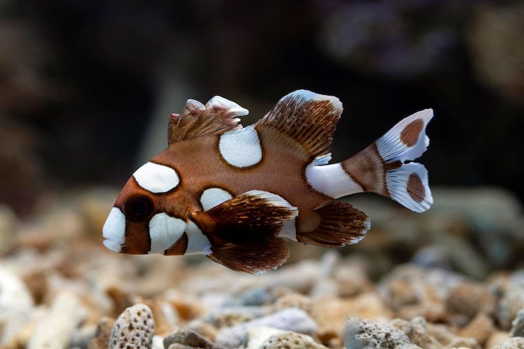 Foto gratuito peces de labios dulces manchados en los fondos marinos y arrecifes de coral