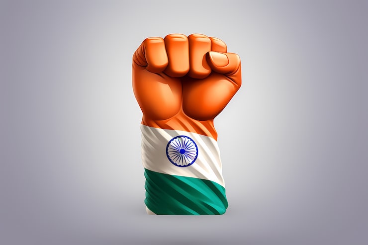 Photo Gratis perayaan nasional hari republik india dalam gaya 3d