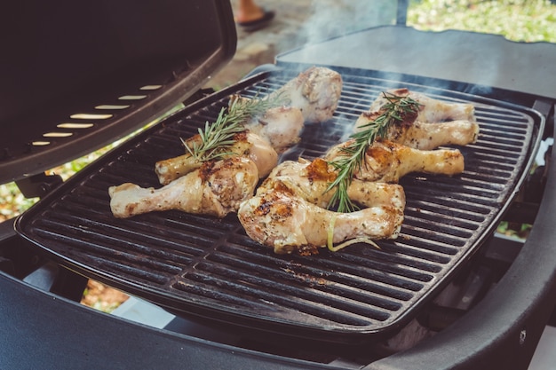 Foto gratuito pollo a la barbacoa