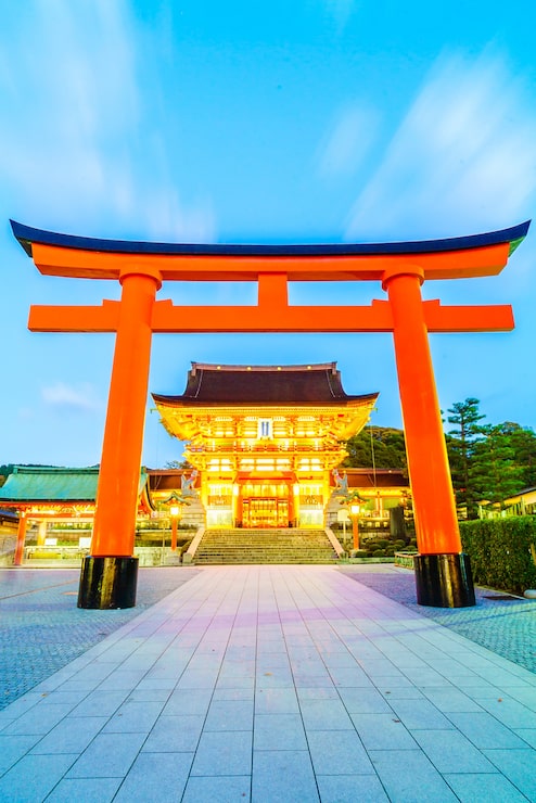 Foto gratuito puerta de tori