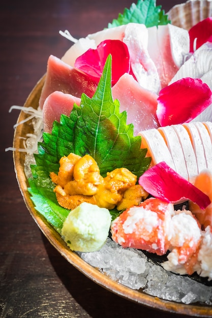 Photo Gratis set sashimi