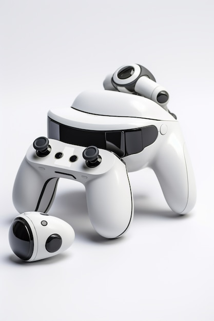 Photo Gratis tampilan set game vr 3d