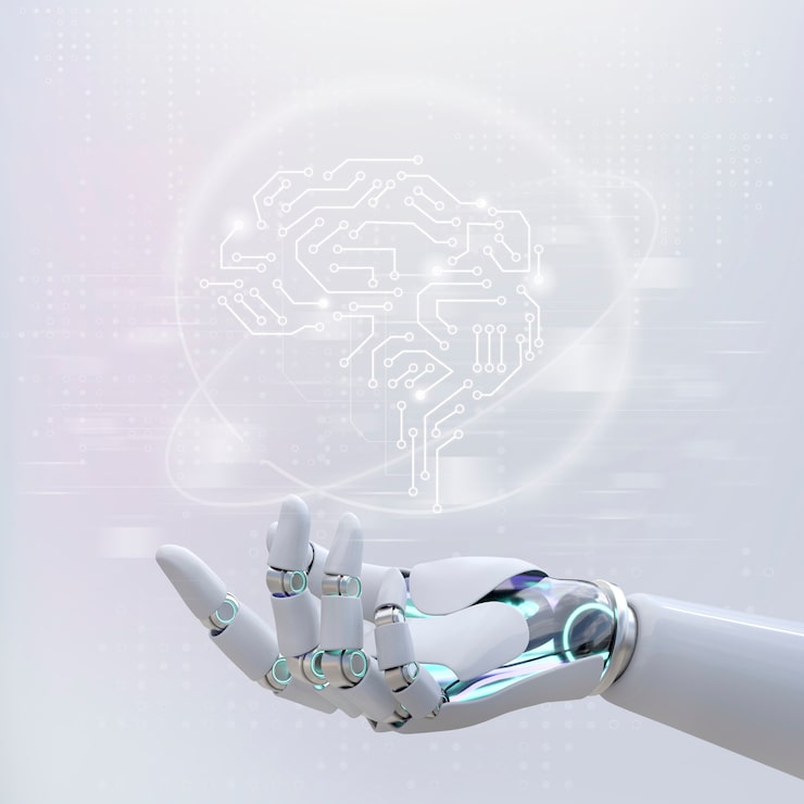 Photo Gratis teknologi kecerdasan chip ai, deep learning