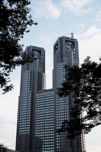 Foto gratuito vista de los edificios urbanos modernos
