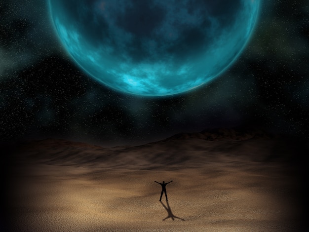 Foto gratuito pianeta blu