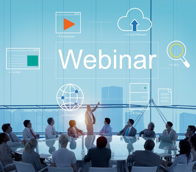 Foto gratuito webinar web browser browser html