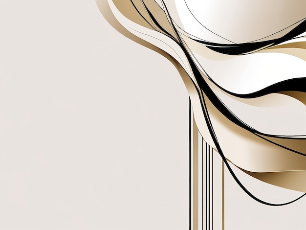 Foto abstract minimal background design generative ai