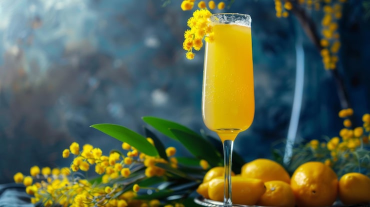 Foto cocktail di mimosa