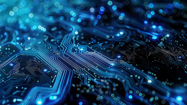 Foto immagine di calcolo quantistico